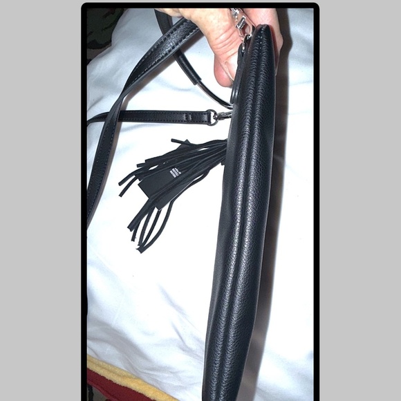 INC INTERNATIONAL CONCEPTS Black Vegan Leather Charlii Bangle Crossbody Bag NWT - Picture 12 of 13